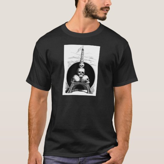 Figaro. Een Eiffeltoren voor de begraafplaats T-shirt (Voorkant)