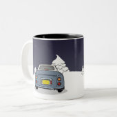 Figaro Figaro Car Tweekleurige Koffiemok (Voorkant links)