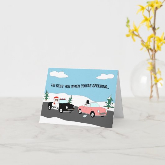 Figaro Holiday Kaart (Gele Bloem)