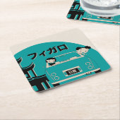 Figaro-Onderzetters Kartonnen Onderzetters (Schuin)