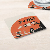 Figaro-Onderzetters Kartonnen Onderzetters (Schuin)