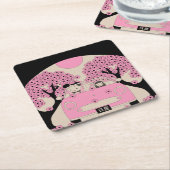 Figaro-Onderzetters Kartonnen Onderzetters (Schuin)