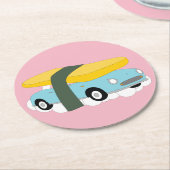 Figaro-Onderzetters Ronde Kartonnen Onderzetter (Gebogen)