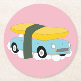 Figaro-Onderzetters Ronde Kartonnen Onderzetter