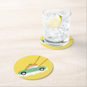 Figaro-Onderzetters Ronde Kartonnen Onderzetter (Insitu)