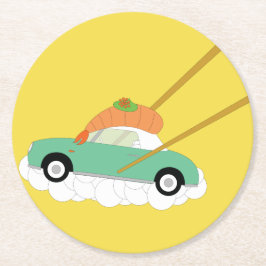 Figaro-Onderzetters Ronde Kartonnen Onderzetter