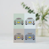 Figaro Seizoen Briefkaart motorauto's (Staand voorkant)