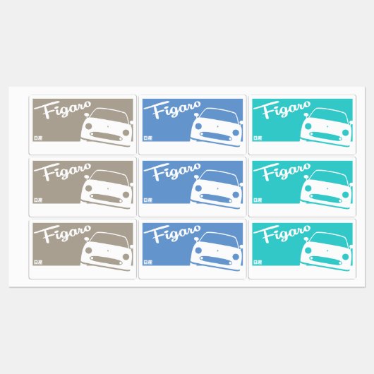 Figaro Stickers (Vel)