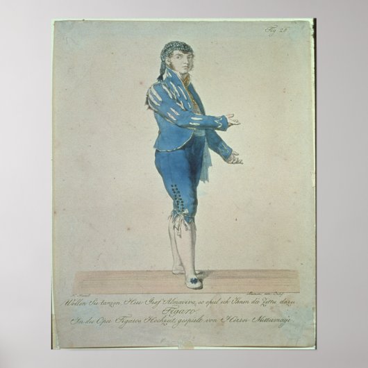Figaro, valet to Count Almaviva Poster (Voorkant)