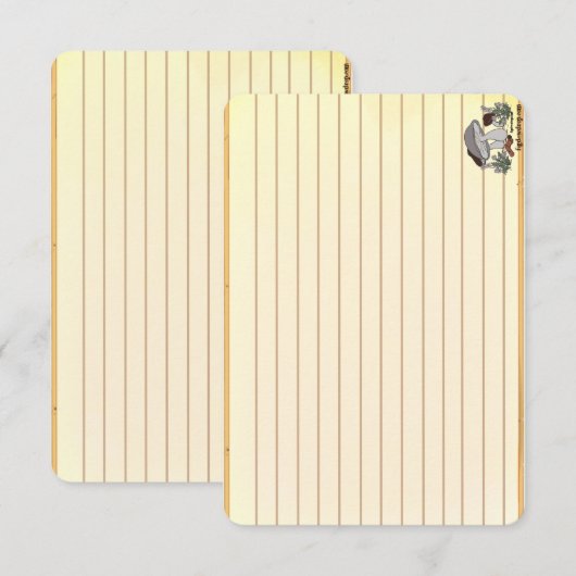 Figdewdrop caterpillar & mushroom recipe notecards (Voorkant / Achterkant)