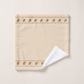 figdewdrop Eekhoorn Eikel & Bladeren Bad Handdoek  (Wasdoekje)