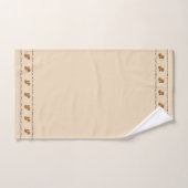 figdewdrop Eekhoorn Eikel & Bladeren Bad Handdoek  (Handdoek)
