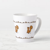 figdewdrop Eekhoorn Eikel & Bladeren Kleine Latte Mok (Rechterhoek)