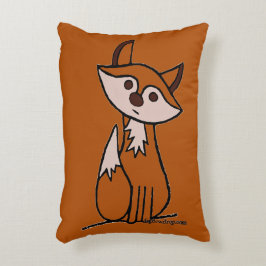 figdewdrop Fig the Fox Accent Pillow Kussen
