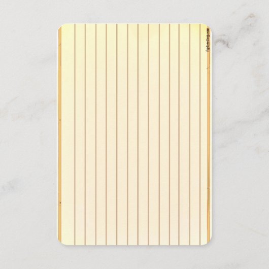 Figdewdrop Fig the fox recipe notecards (Achterkant)