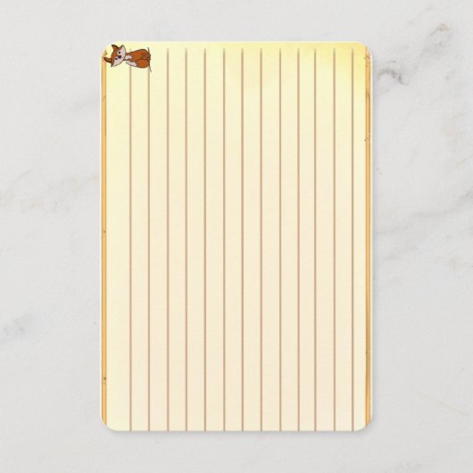 Figdewdrop Fig the fox recipe notecards (Voorkant)