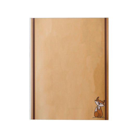 Figdewdrop Fig the fox tear away notepad Notitieblok (Linkerzijde)