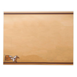 Figdewdrop Fig the fox tear away notepad Notitieblok