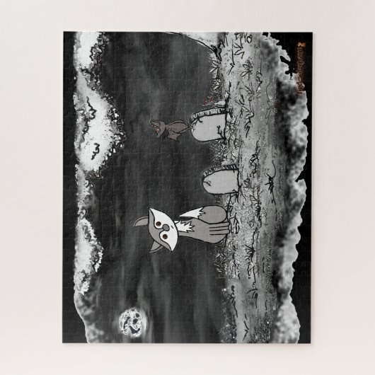 figdewdrop Graveyard Fig & Blinky Jigsaw Puzzle Legpuzzel (Verticaal)