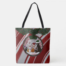 Figdewdrop Kerstmis Grote Boodschappentas