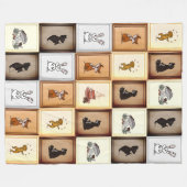 figdewdrop Quilt Het is goed met iedereen Fleece D Deken (Voorkant (Horizontaal))