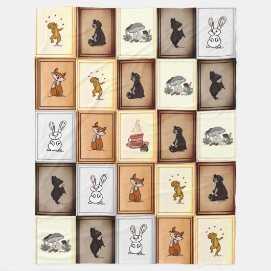 figdewdrop Quilt It Relax Everybody Fleece Blanket Deken (Voorkant)