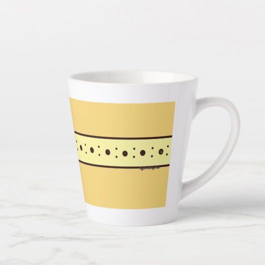 Figdewdrop Relax Beker Goud Eikel kleine Latte Mok (Rechts)
