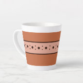 Figdewdrop Relax Beker Oranje kleine Latte Mok (Linkerhoek)