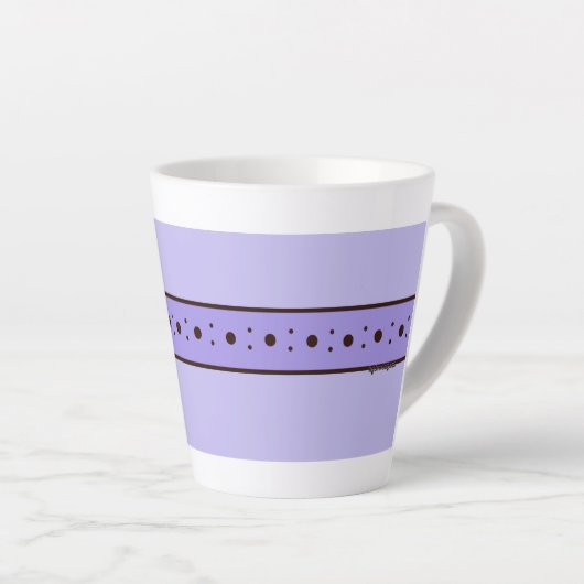 Figdewdrop Relax Cup Violet Purple small Latte Mug Mok (Rechterhoek)