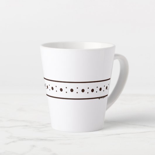 Figdewdrop Relax Cup wit kleine Latte mok (Rechterhoek)