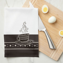 Figdewdrop RelaxCup Black Blinky Bat Kitchen Towel Theedoek