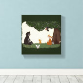 figdewdrop Spring Day Stretched Canvas Print (Insitu (Houten vloer))