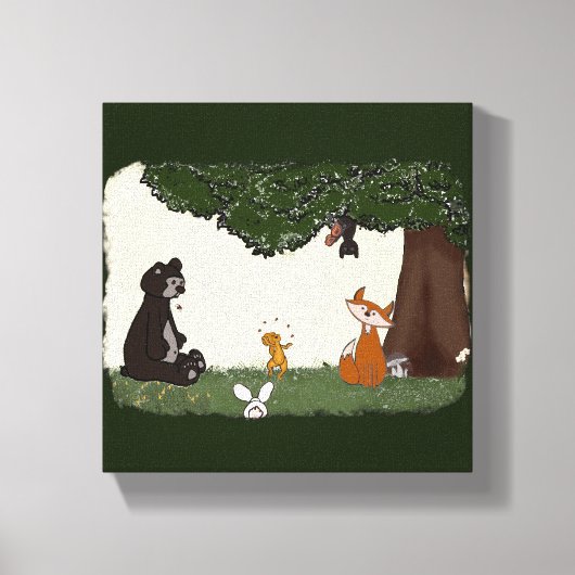 figdewdrop Spring Day Stretched Canvas Print (Voorkant)