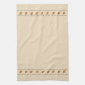 figdewdrop Squirrel Acorn & Leaves Kitchen Towel Theedoek (Verticaal)