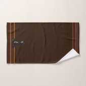 figdewdrops Beer Bruine Bad Handdoek Set (Handdoek)