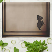 figdewdrops Blinky de Vleermuis Mist keukendoek Theedoek (Gevouwen)