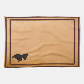 figdewdrops Blinky the Bat kitchen towel Theedoek (Horizontaal)