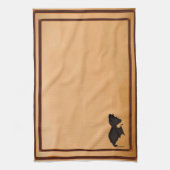 figdewdrops Blinky the Bat kitchen towel Theedoek (Verticaal)