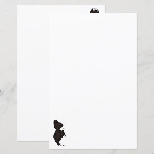 figdewdrops Blinky the Bat stationary (Voorkant / Achterkant)