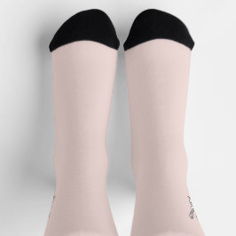 figdewdrops Bunny pale pink crew socks Sokken