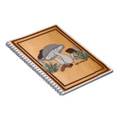 figdewdrops caterpillar mushroom notebook notitieboek (Rechterzijde)