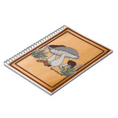 figdewdrops caterpillar mushroom notebook notitieboek (Linkerzijde)