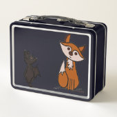 figdewdrops Fig Fox & Blinky Bat Lunch Box (Achterkant)
