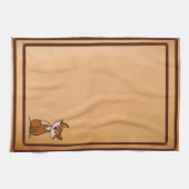 figdewdrops Fig the fox kitchen towel Theedoek (Horizontaal)