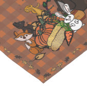 figdewdrop's herfst gingham tafelloper (Hoek)