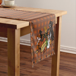 figdewdrop's herfst gingham tafelloper