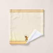 figdewdrops Juggling Squirrel Bath Towel Set Bad Handdoek (Wasdoekje)