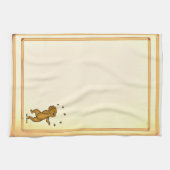 figdewdrops Juggling Squirrel kitchen towel Theedoek (Horizontaal)