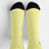 figdewdrops Juggling Squirrel yellow crew socks Sokken (Top)