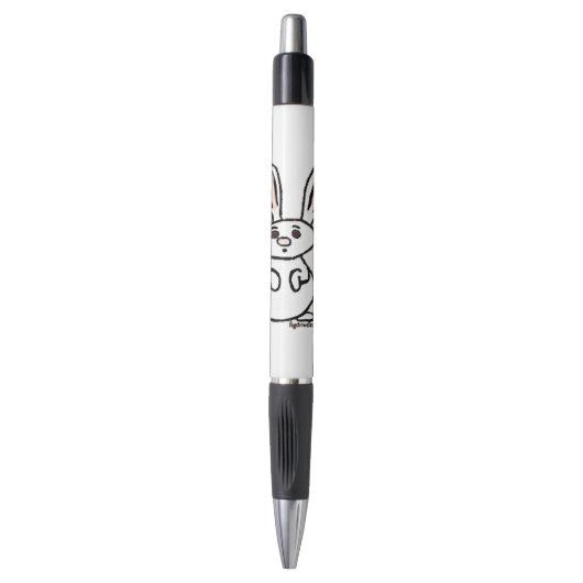 figdewdrops konijnenpen pen (Voorkant Verticaal)